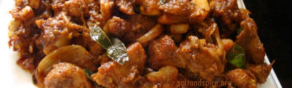 Kerala Pork Fry / Pork Ularthiyathu