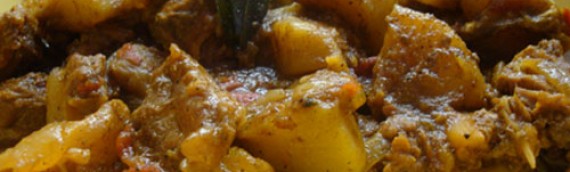Kadachakka and Beef Curry/ Breadfruit and Beef Curry