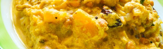 Erissery/ Pumpkin and Red Beans Curry