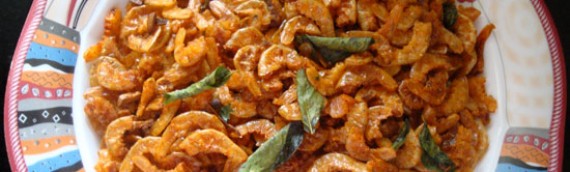Dried Prawns Fry/ Unakka Chemmeen Varuthathu