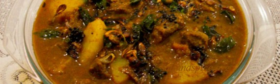 Varutharacha Beef Curry / Beef in Roasted Coconut Gravy