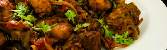 Chicken Stir Fry / Kozhi Ularthiyathu