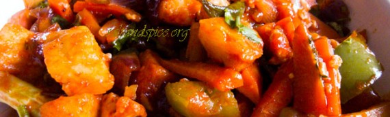 Chilly Paneer With Vegetables